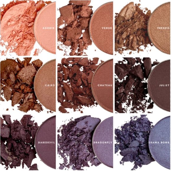 Lovely Peachy Pressed Eye Shadow Singles in Venus - shimmery rusted copper - Picture 2 of 11